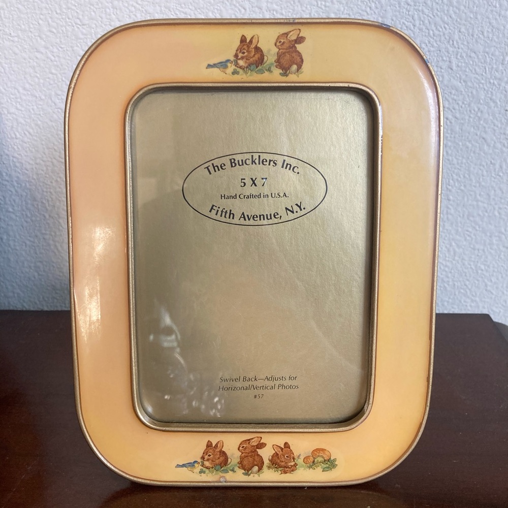 Vintage Bucklers Bunny 5x7 Photo Frame